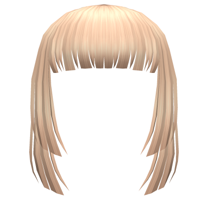 Blunt 2 Layered Bangs in Blonde Roblox item