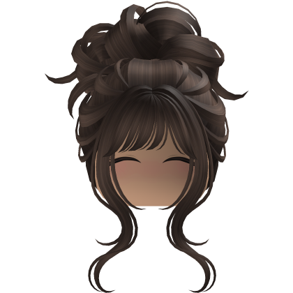 cute brown japanese hair girl Roblox item
