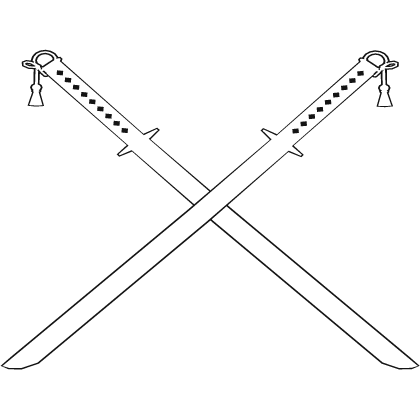 White Dual Katanas