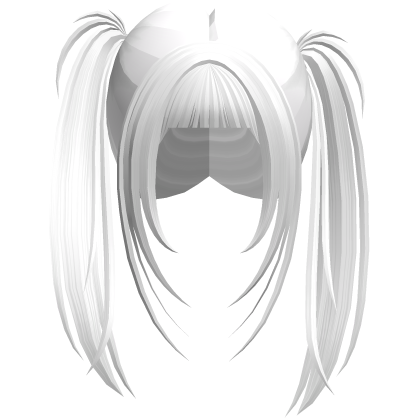 Long Layered Wispy Pigtails White Roblox item