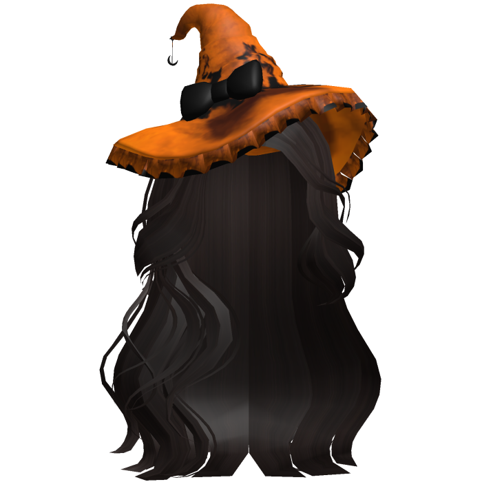 Halloween Side Swept Witch Hair (Dark Brown)