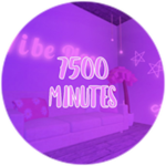 7500 minutes played