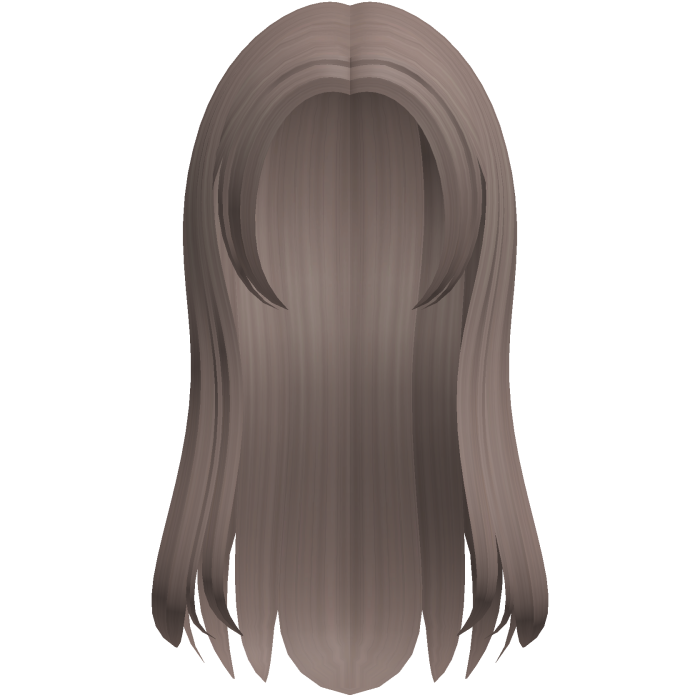 long simple sweet dust brown hair