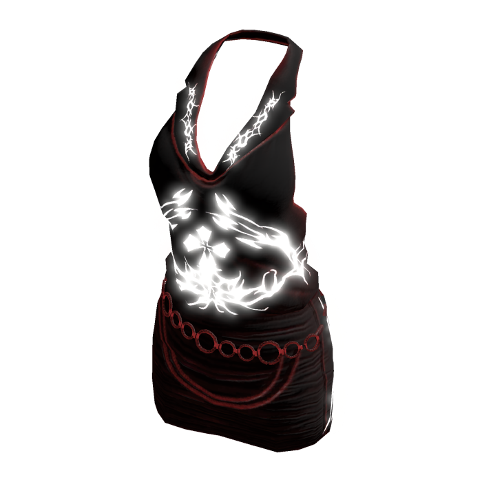 💥Y2K Goth Emissive Glow Dress💥