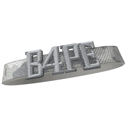 White Diamond B4PE Belt Headband Roblox item render
