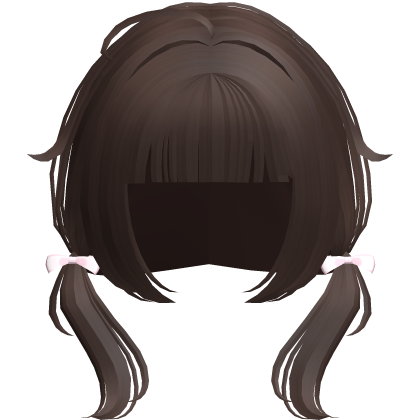 brown thin low wispy baby pigtails