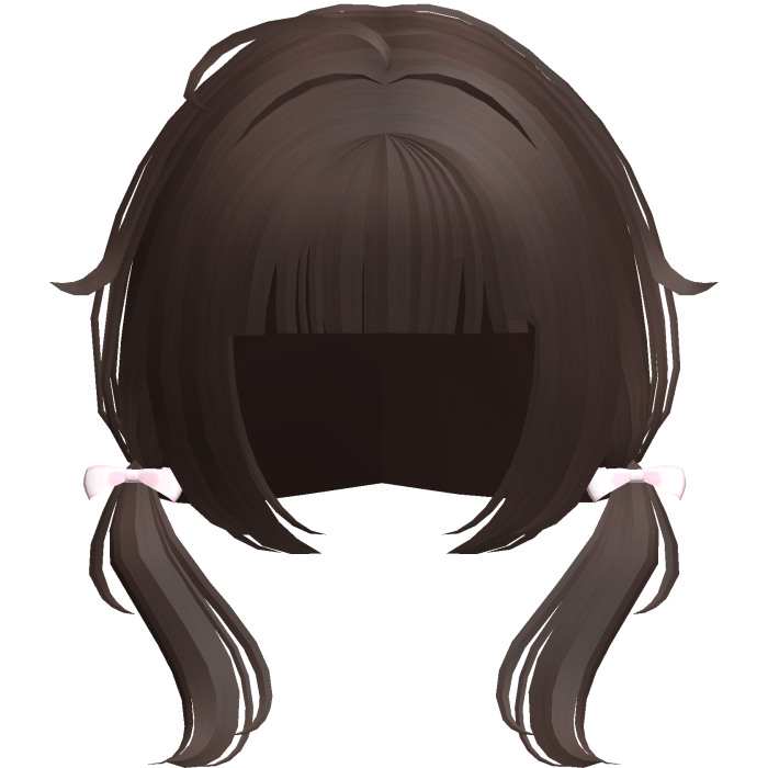 brown thin low wispy baby pigtails