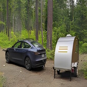 Tesla Camping!