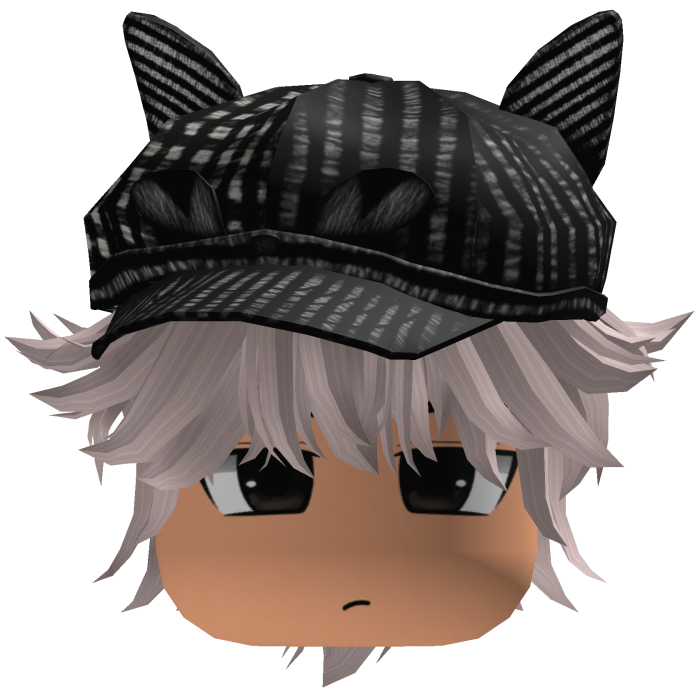 Messy Fluffy Emo Y2K Boy Hair VKAI gray CAT