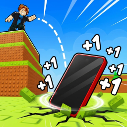 +1 Phone Drop icon