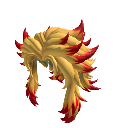 Kyojuro Rengoku's Flame-Tip Hair Demon Slayer Roblox item