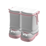🍀Leg Warmers w Pom Platform - Pink