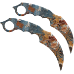 Dual Karambits: Impasto