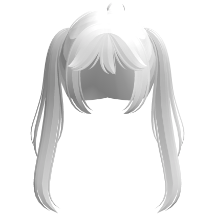 white kawaii popstar anime pigtails