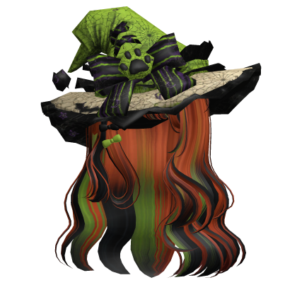 Zombie Kawaii Witch Halloween Hair