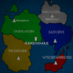 Arrendale Region Map