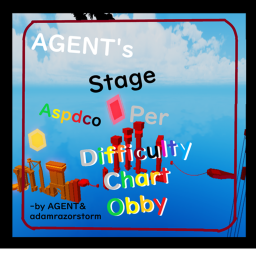 AGENT's Stage Per Difficulty Chart Obby