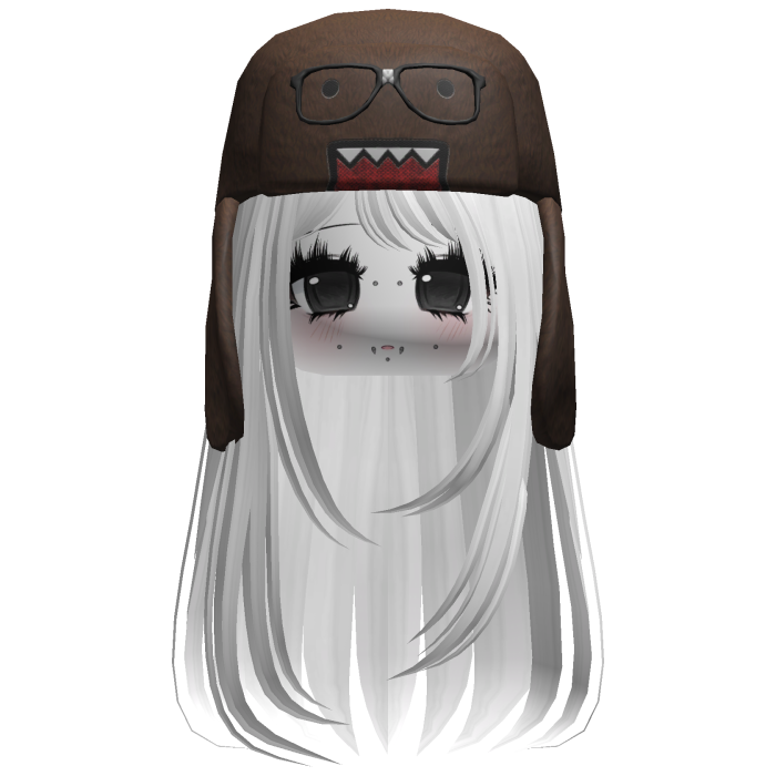 Domo Long Girl Hair White V4