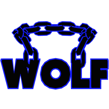 Cartoony Blue Wolf Chain Roblox item
