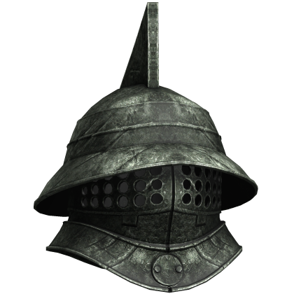 Green Medieval Knight Helmet