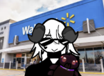 Afool stuck in Walmart.