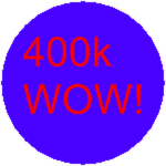400k visits! Wow, thanks sooo much!