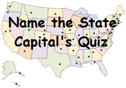 Name the State Capital's Quiz! [Uncopylocked!]