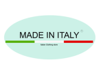Made in Italy (Clothing Store)