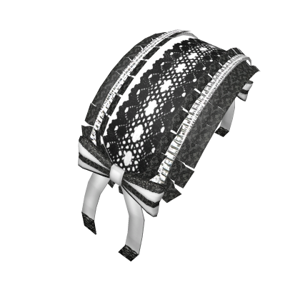 Black Lace Lolita Headdress Roblox item