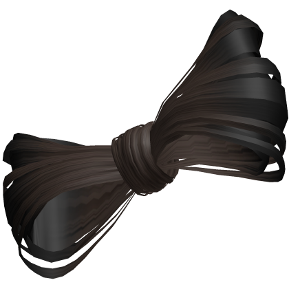 Brown and Black Hair Bow Roblox item