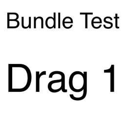 Bundle test: Drag 1