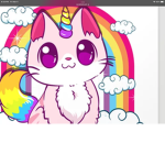The rainbow kitty fan club