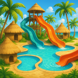 🌴Island Playground Waterpark (RAGDOLL) 🌊