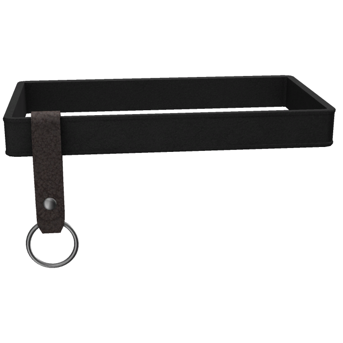 1.0 Leather Belt with Key Ring Strap