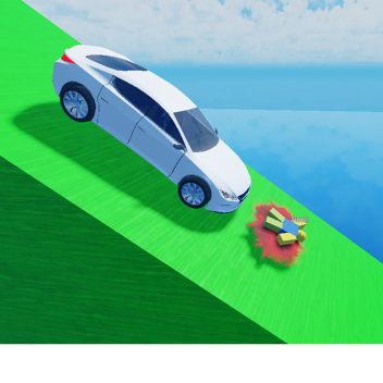 Slide down 9999999 meters in car