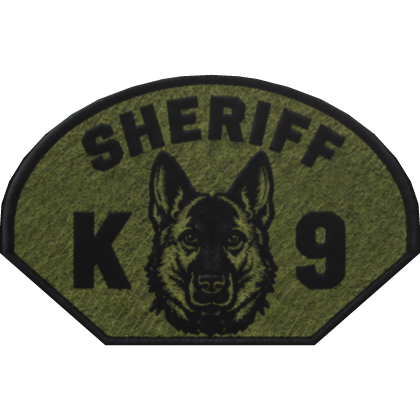BLF™ Patch - Generic Sheriff K9 [LEFT]