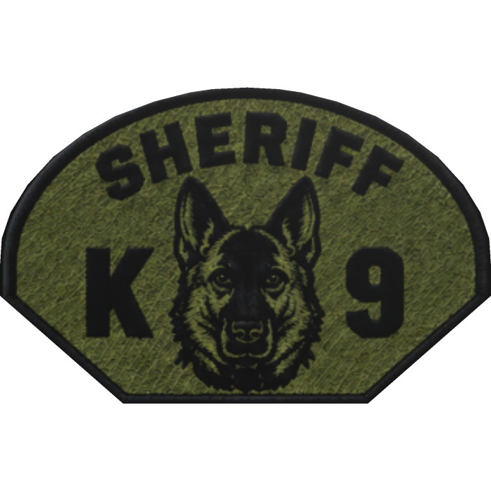 BLF™ Patch - Generic Sheriff K9 [LEFT]