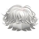 White Messy Boy Hair