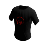 Black Builder_Boy T-Shirt With Red Logo