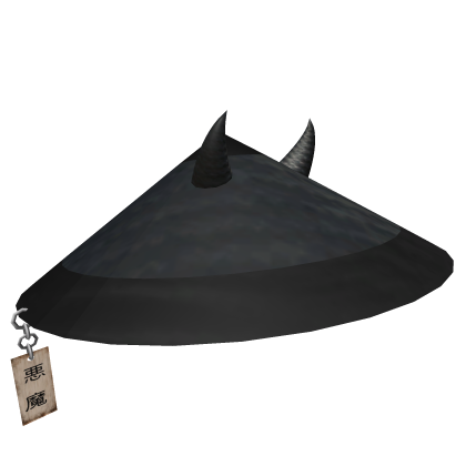 Devil Straw Samurai Hat