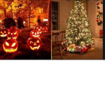 Christmas and halloween