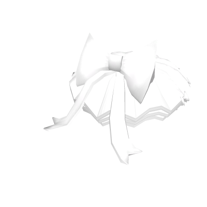 White Bow Tutu Skirt Roblox item