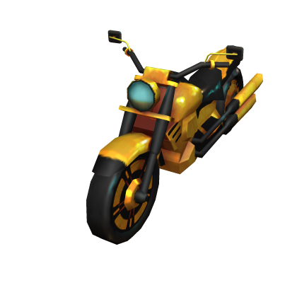 Blinged Gold Motorcycle