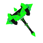 [CODE: GNRH] Green Neon Royalty Hammer