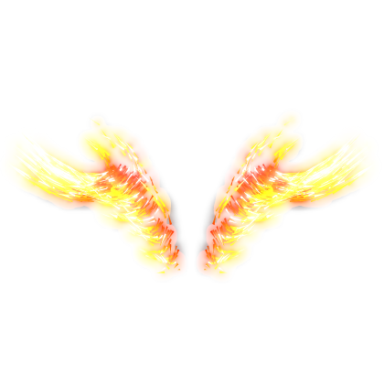 Glowing Fire Elemental Wings (Emissive)