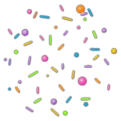 TB PNG Confetti Sprinkles Cute Y2K Girly Bake Roblox decal