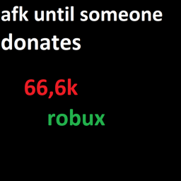 afk until someone donates 66,6k!