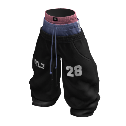 MJ - Sagging Pants Black thumbnail