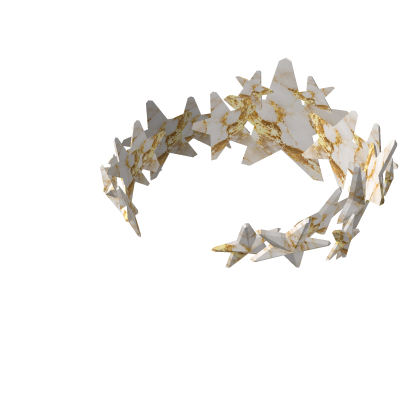 White Gold Marble Crown