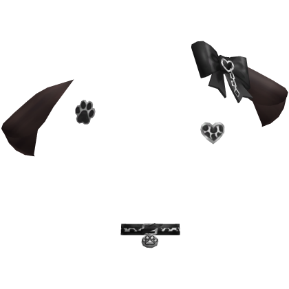 Brown Gothic Y2k Ear Paw Furry Accessories